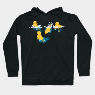 Happy Splashing Ducklings Hoodie